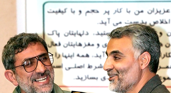 عکس سردار قاآنی و شهید سردار حاج قاسم سلیمانی