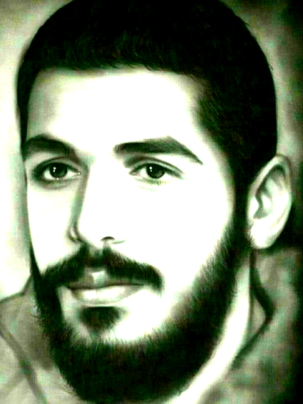 عکس چهره شهید ابراهیم هادی
