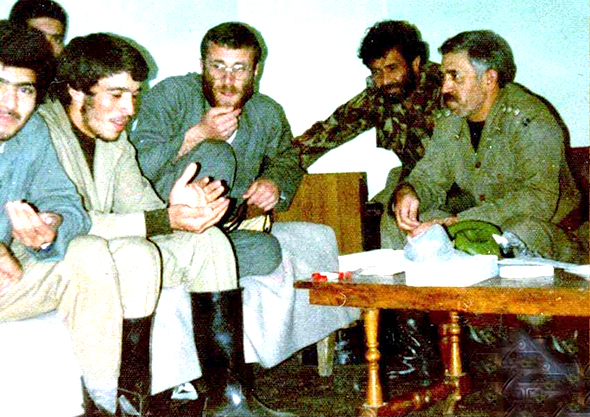 عکس شهید کاوه و شهید بروجردی